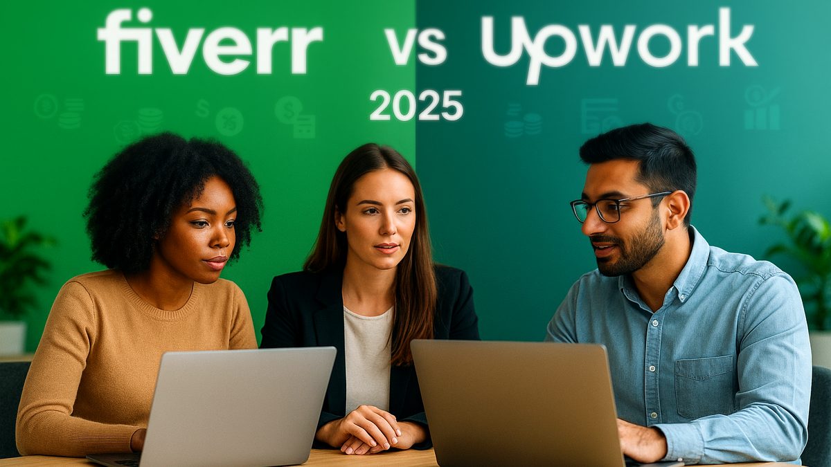 Fiverr vs Upwork 2025: No-Nonsense Guide to Fees & First-Gig Success